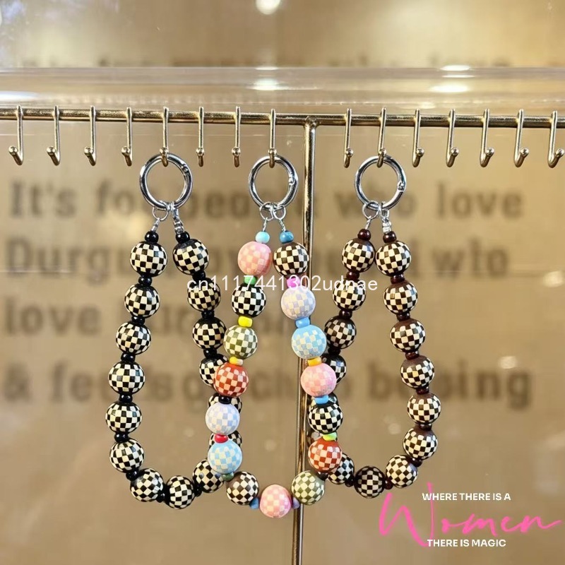 Original Holz-Plaid-Perlen-Han – Phone Accessories Charms Bewertung und Preis